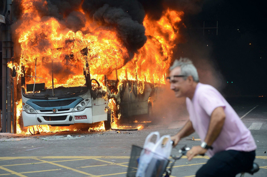 A greve e o caos