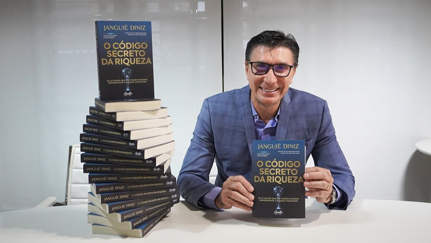 Novo livro de Janguiê Diniz fala sobre riqueza e empreendedorismo