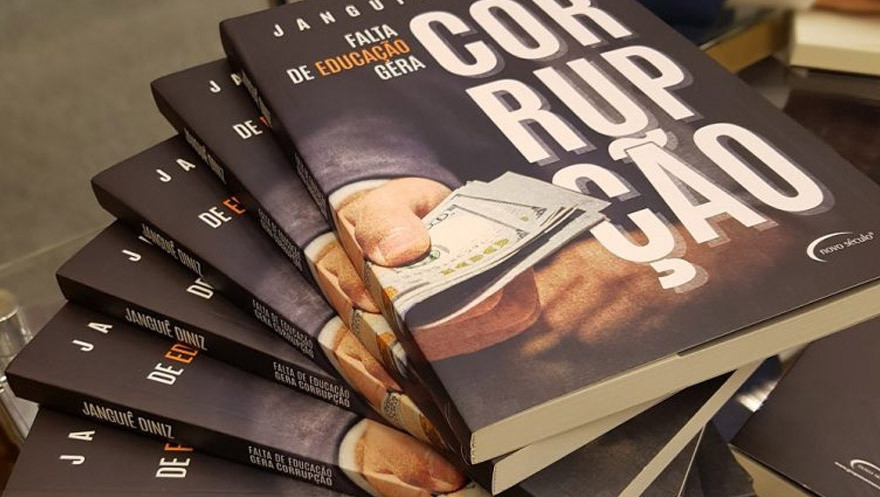 Paraibano Janguiê Diniz lança livro sobre corrupção no Brasil; evento acontece nesta quinta