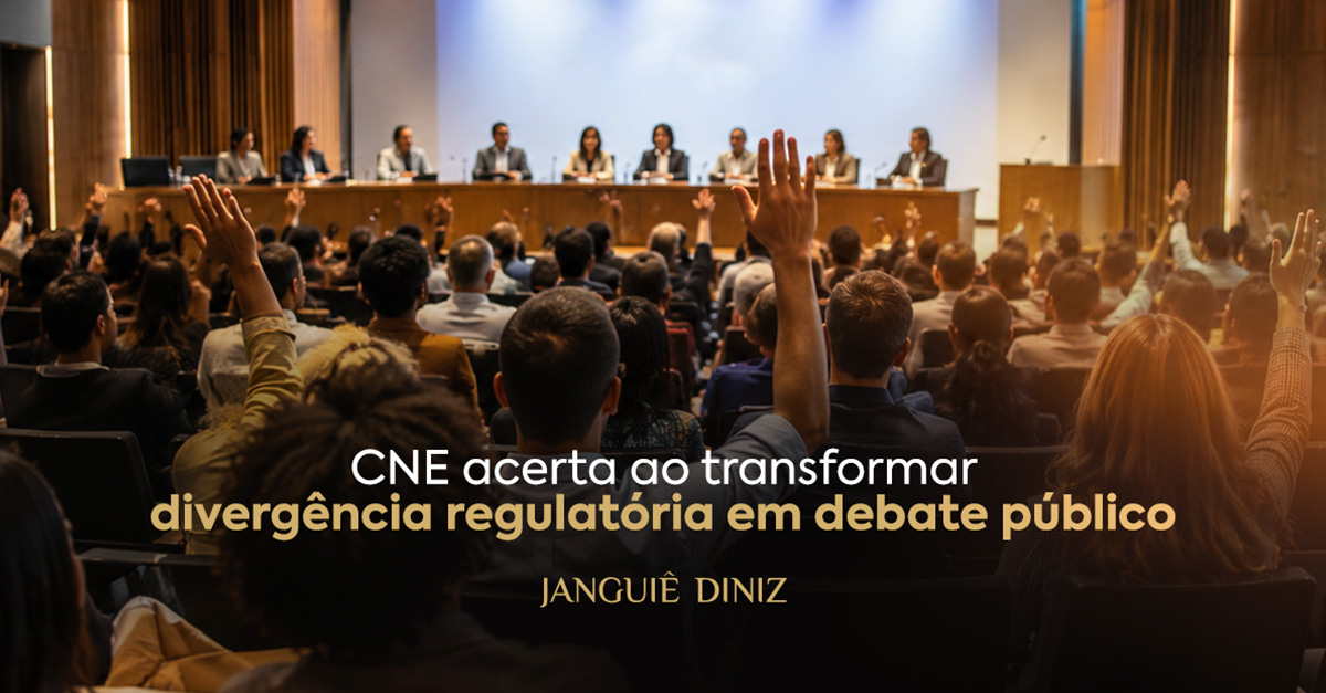 CNE acerta ao transformar divergência regulatória em debate público