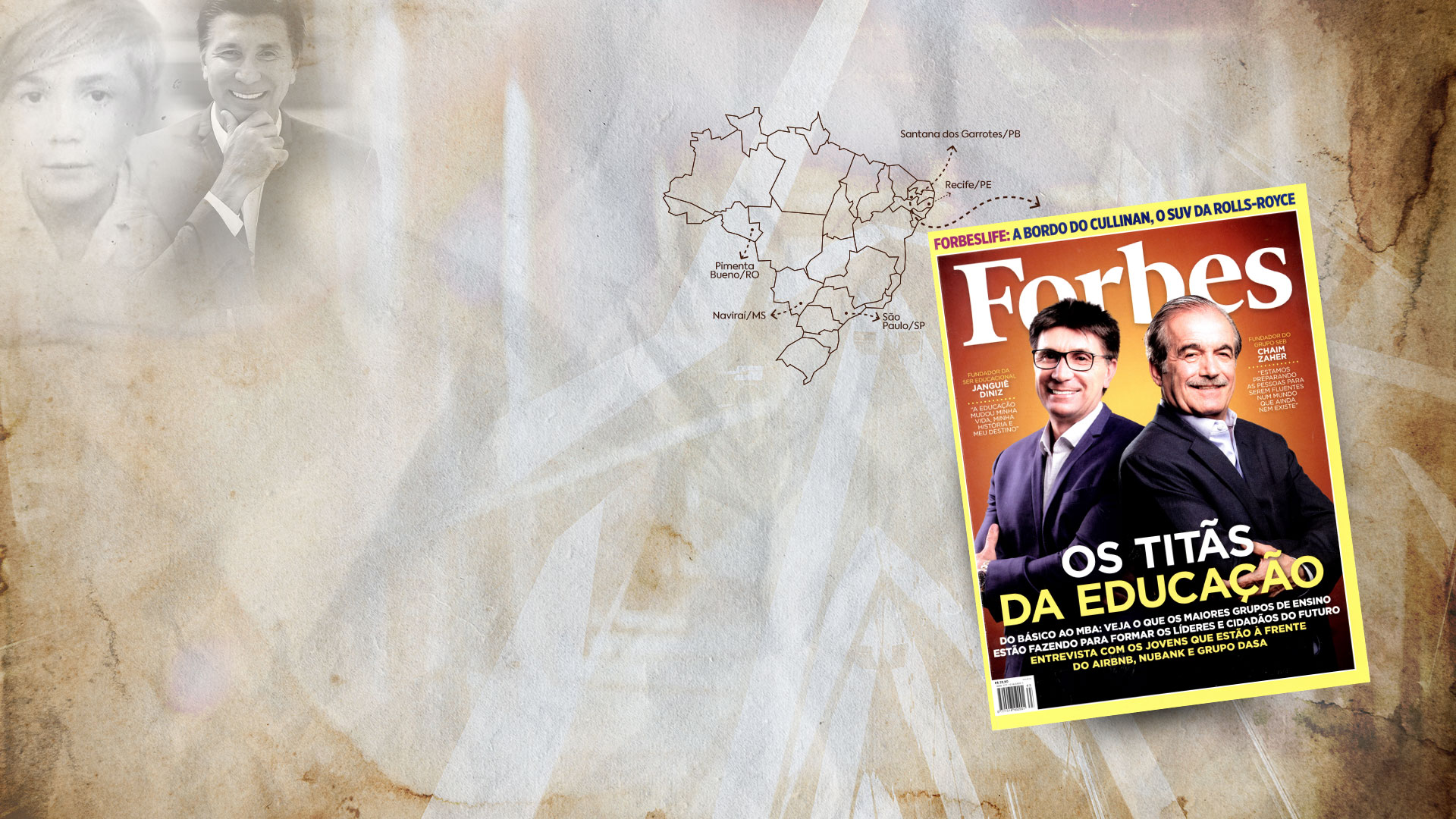 O ex-engraxate
que chegou &agrave;
lista da Forbes