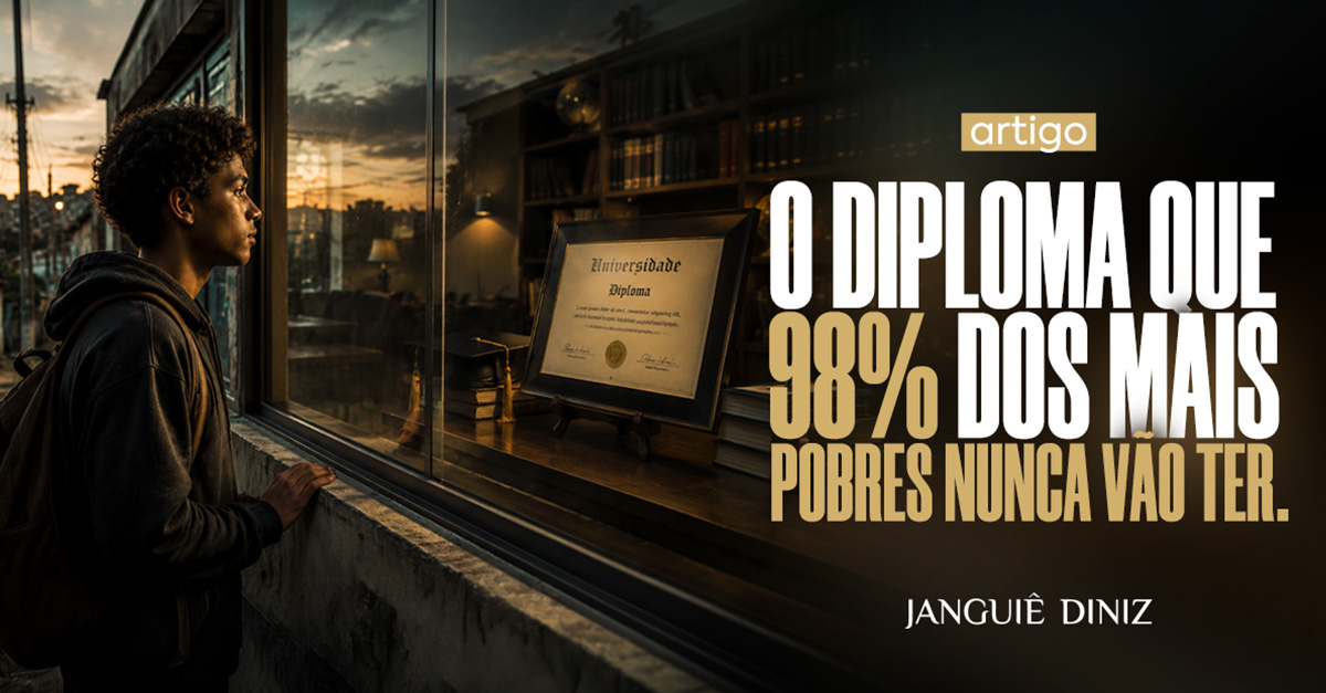 O diploma que 98% dos mais pobres nunca vão ter