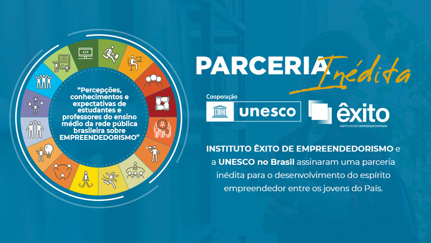 Pesquisa do Instituto Êxito de Empreendedorismo e da UNESCO mostra o que estudantes e professores da rede púbica pensam a respeito de empreendedorismo