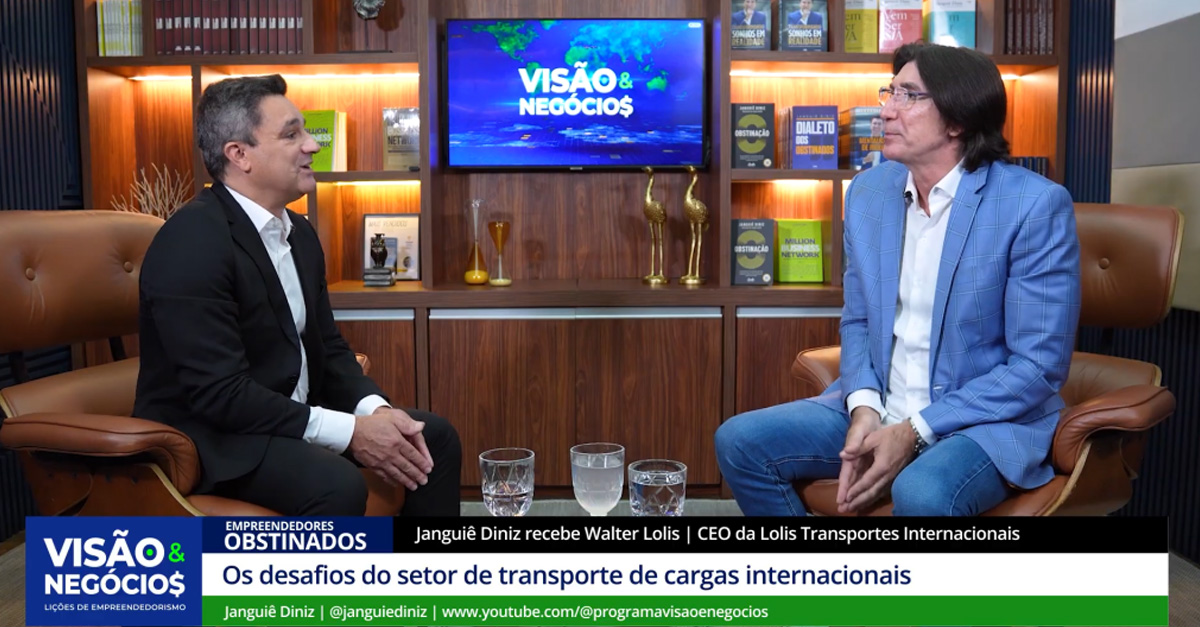 Janguiê Diniz recebe o empresário Walter Lolis no quadro Empreendedores Obstinados