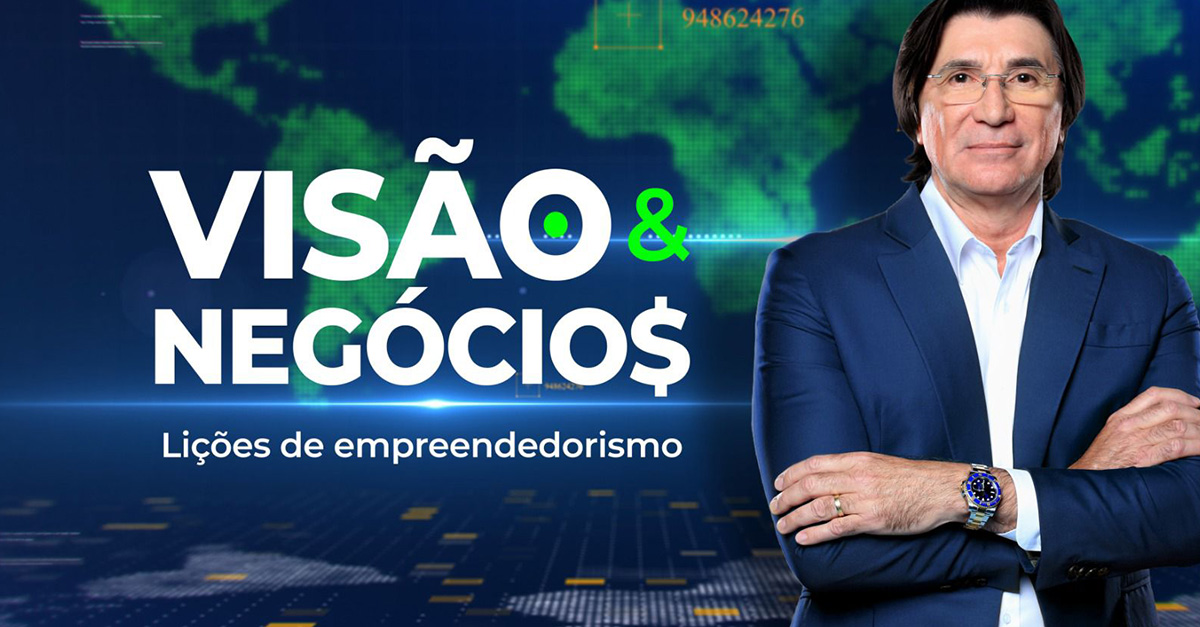 “Visão & Negócios – Lições de Empreendedorismo” consolida novo espaço nacional para líderes empresariais na Record News