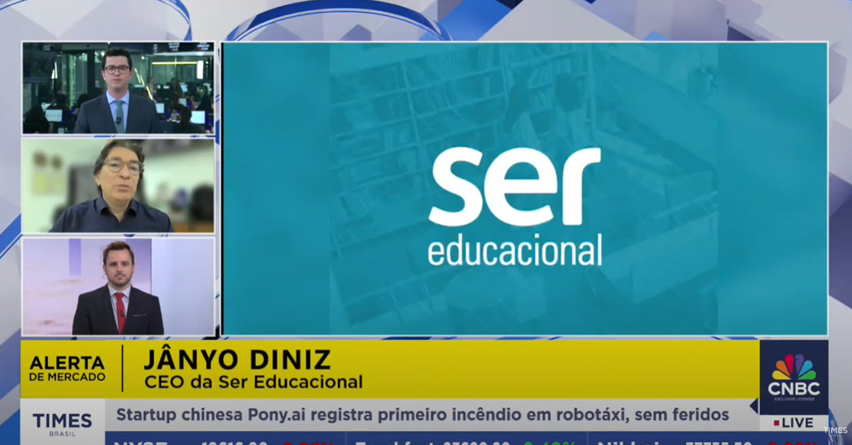 Ser Educacional tem lucro líquido ajustado de R$ 43,6 milhões no 1º trimestre de 2025