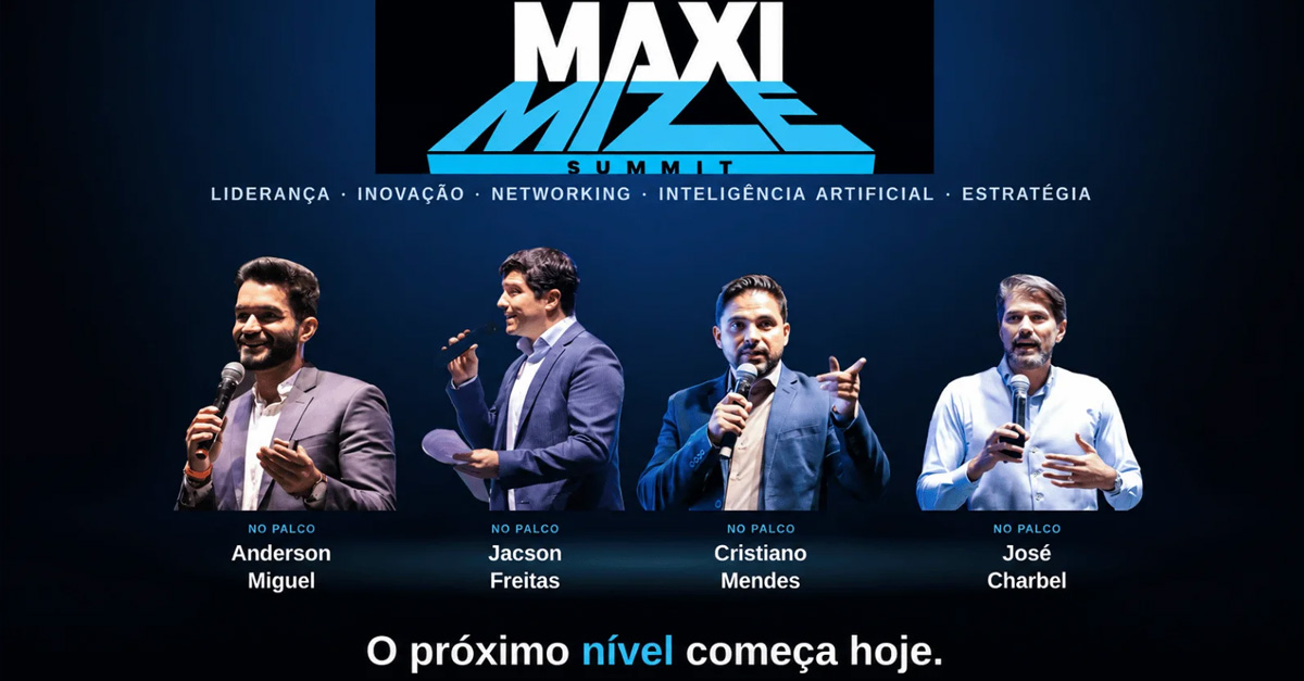 Maximize Summit 2026 reúne lideranças de Campo Grande e do Brasil para debater liderança, IA e estratégia